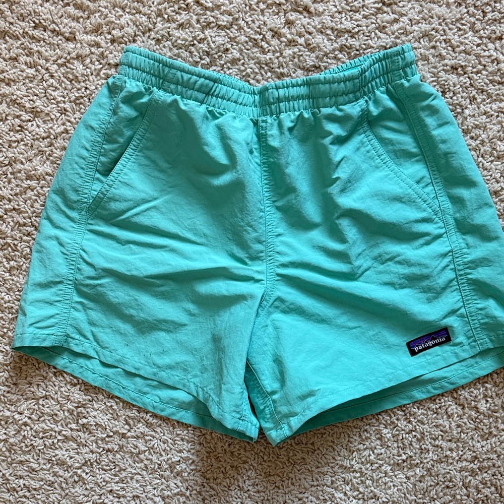 Patagonia Women's Teal Athletic Shorts